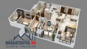 Chung cư Goldmark City bán căn Dt 143m2 4PN bàn giao thô giá chỉ 26 triệu/m2 đóng 50% nhận nhà